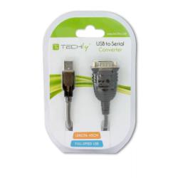 Kabel adapter Techly USB na port szeregowy RS232/COM/DB9