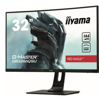 Monitor 31.5 cale GB3266QSU-B1 VA,QHD,144HZ,1MS,1500R,DPx,HDMIx2,USBx4