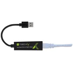 Kabel adapter / karta sieciowa Techly USB-A 3.0 - Gigabit Ethernet RJ45