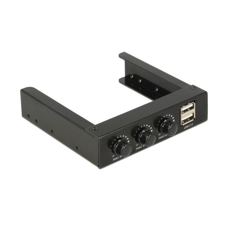 Frontpanel 3.5 2xUSB 3 x kontroler obrotów wetylatorów