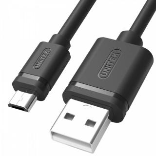 Kabel USB - microUSB 2.0, 1,5M, M/M Y-C434GBK