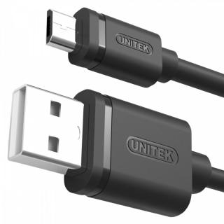 Kabel USB - microUSB 2.0, 1,5M, M/M Y-C434GBK