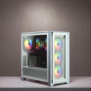 Obudowa iCUE 4000X RGB TG Mid Tower biała