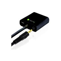 Adapter Techly HDMI-VGA2AU HDMI męski na VGA żeński, audio, micro USB, czarny 0,1m IDATA