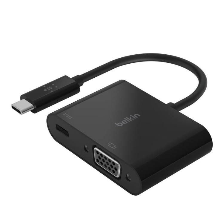 Adapter USB-C to VGA+ 60W