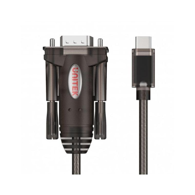 Kabel adapter Unitek Y-1105K USB Type-C do RS-232 DB9M