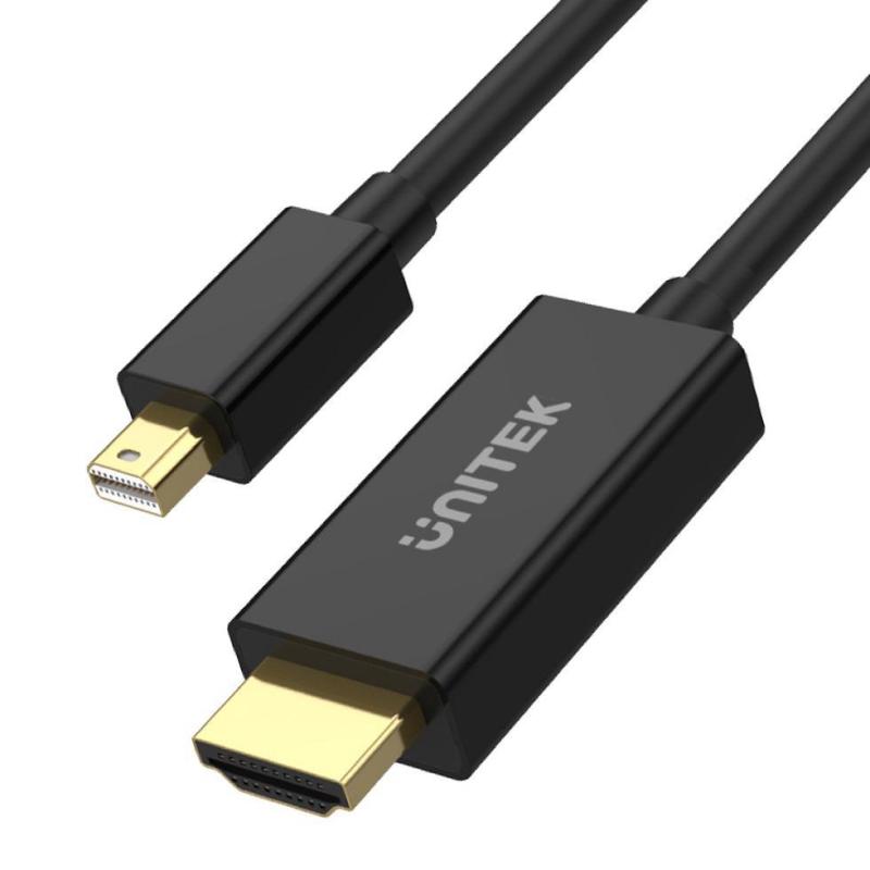 Kabel adapter Unitek V1152A miniDP - HDMI, 4K 30Hz, kabel 2m