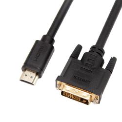 Kabel adapter Unitek C1271BK-2M Dwukierunkowy HDMI - DVI,...