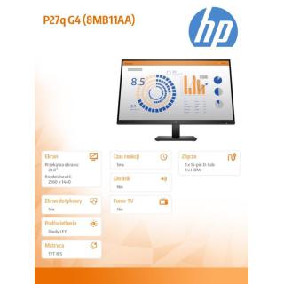 Monitor 27 cali P27q G4 QHD 8MB11AA