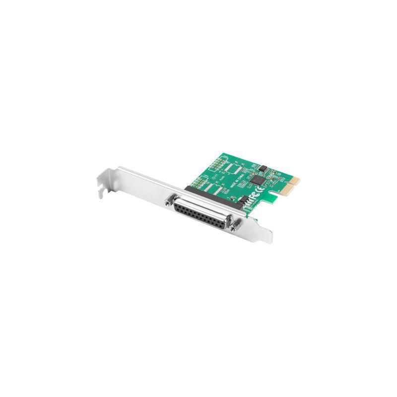 Karta Lanberg PCI Express - LPT (DB25) x1 + śledź low profile