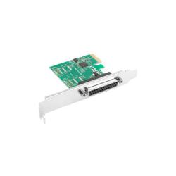 Karta Lanberg PCI Express - LPT (DB25) x1 + śledź low...