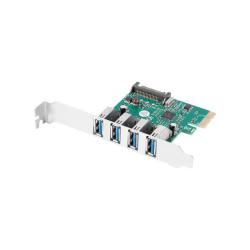 Karta Lanberg PCI Express - USB 3.1 Gen1 4-port + śledź...