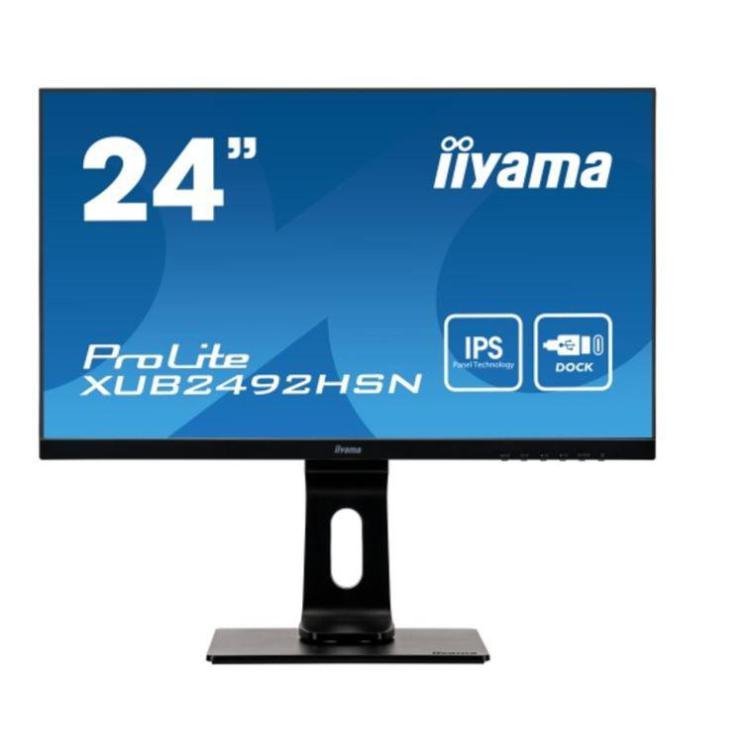 Monitor 23.8 cali XUB2492HSN-B1 IPS,FHD, USB-C, DaisyChain, DP, HDMI,USB 3.0