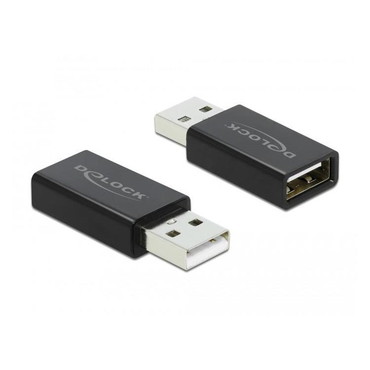 Adapter USB 2.0 Typ-A męski do Type-A żeńskiego Data Blocker