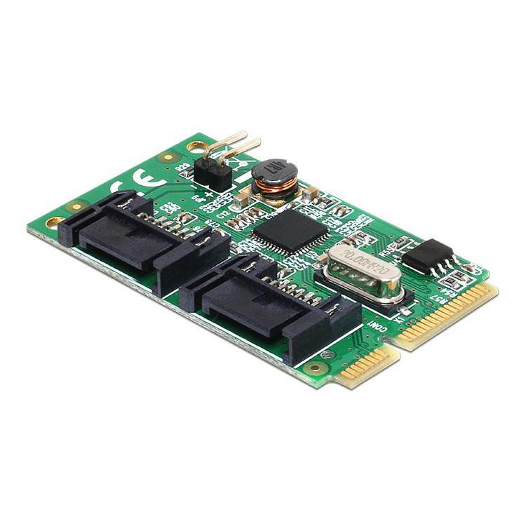 Karta mini PCIE2 X SATA 6GB/S DELOC