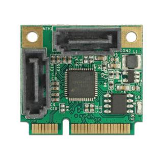 Karta rozszerzeń Mini PCIe 2x SATA 6Gb/s