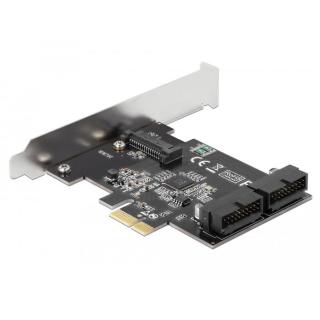 Karta rozszerzeń PCI Express USB 3.0 2x port PIN