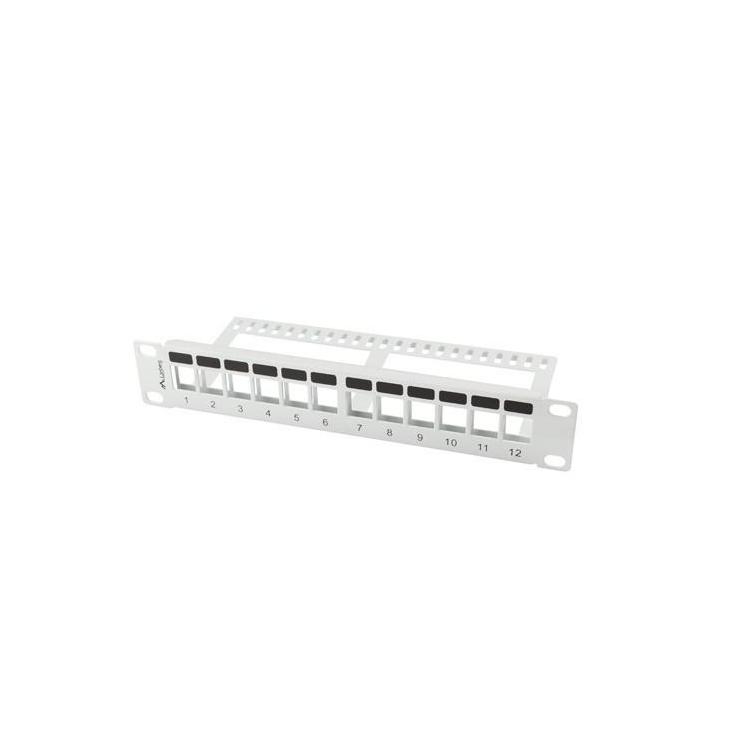 Patch panel 12port 1U z organizerem PPKS-9112-S