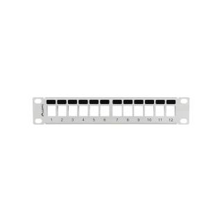 Patch panel 12port 1U z organizerem PPKS-9112-S