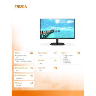 Monitor 27B2DA 27 cali VA DVI HDMI Głośniki