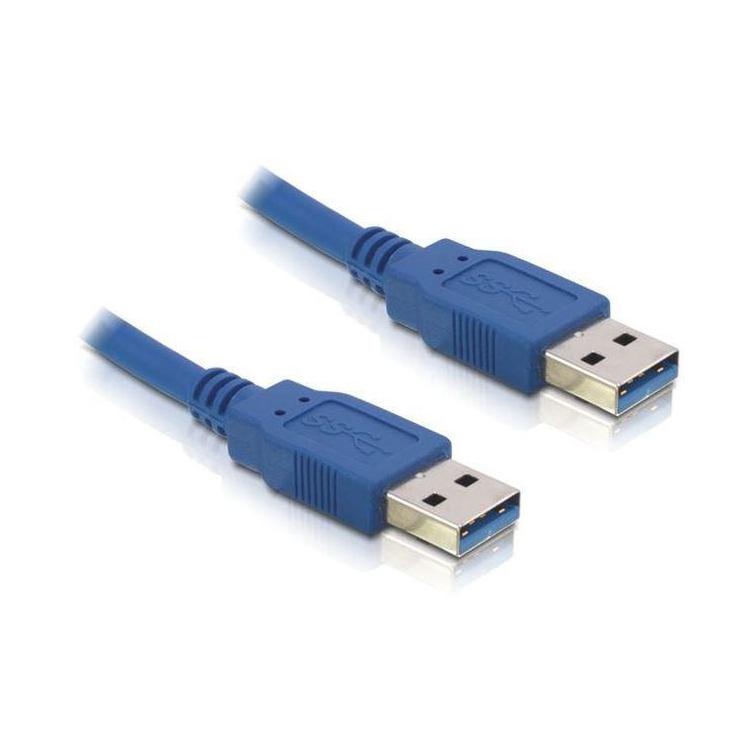 Kabel USB-A M/M 3.0 2m niebieski