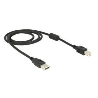 Kabel USB-A(M)-USB-B(M) 2.0 1m czarny