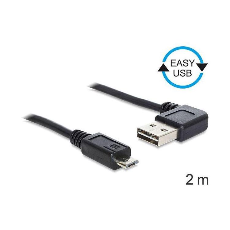 Kabel USB MICRO(M) -USB-A(M) 2.0 2M