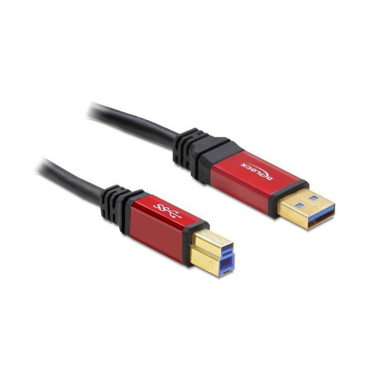 Kabel USB-A(M)-USB-B(M) 3.0 5m czarny