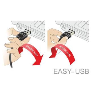 Kabel USB MINI(M)- USB-A(M) 2.0 1m kątowy