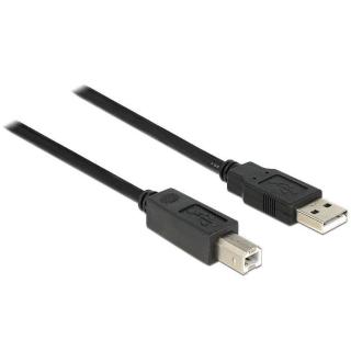 Kabel USB-A(M)-USB-B(M) 2.0 11m czarny