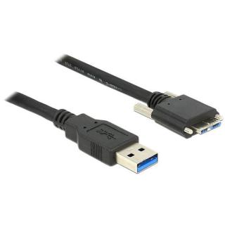 Kabel USB MICRO(M) ze śrubami -USB-A(M)