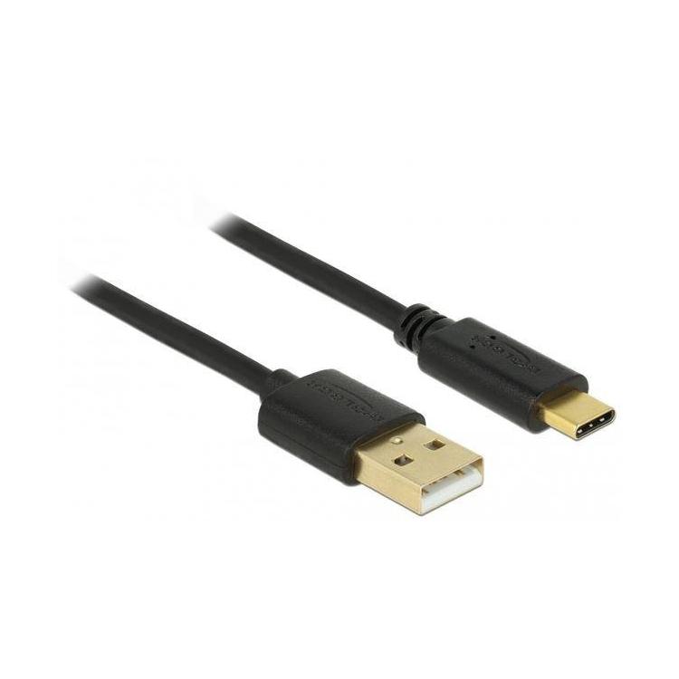 Kabel USB-C(M)-US B-A(M) 2.0 3m czarny