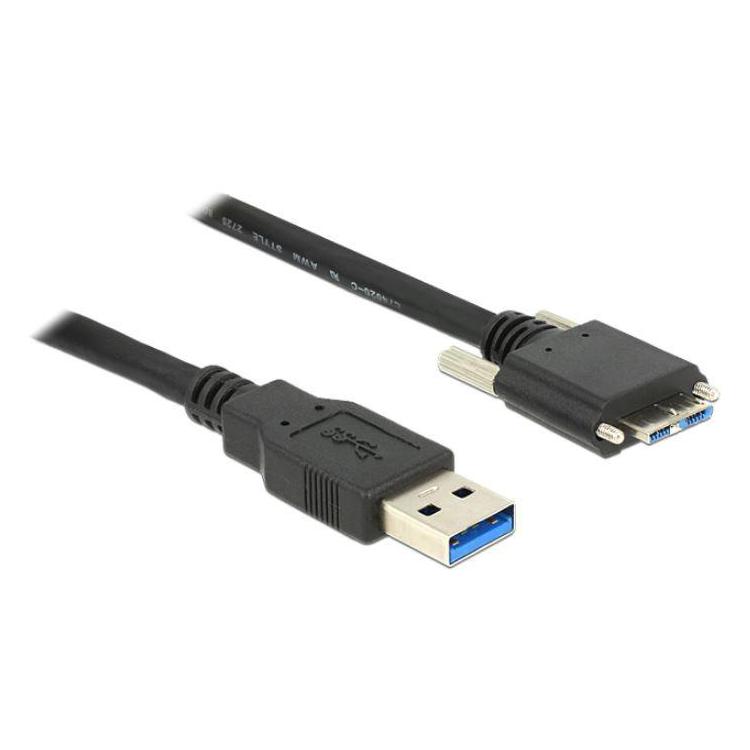 Kabel USB MICRO(M) ze śrubami-USB-A