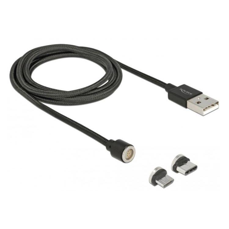 Kabel USB MICRO+USB-C magnetyczny combo 2.0 1.1m