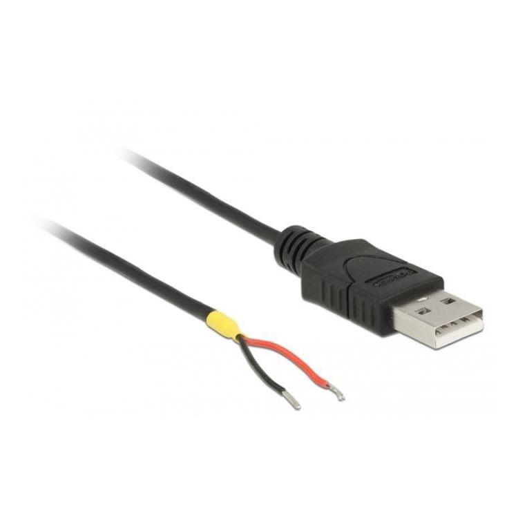 Kabel RASPBERRY USB-A(M) 2.0-2X luźne przewody (VCC/GND)