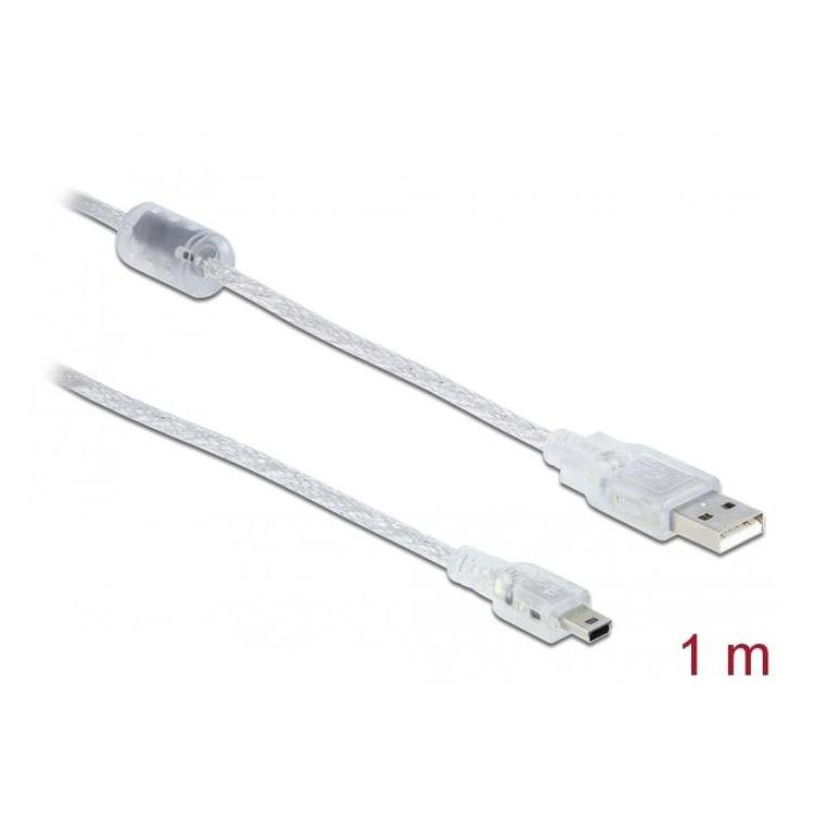 Kabel USB MINI(M)- USB-A(M) 2.0 1M