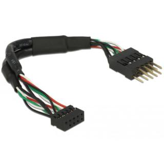 Kabel USB PIN HEADER(M) 10 PIN- PIN HEADER (F) 2.0 12cm