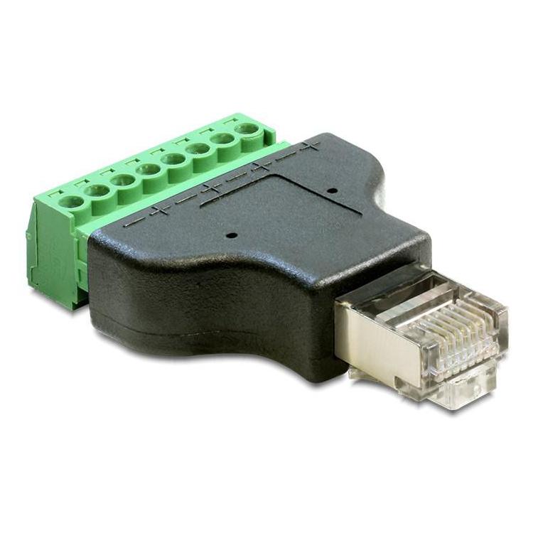 Adapter TERMINAL BLOCK 8PIN-RJ45