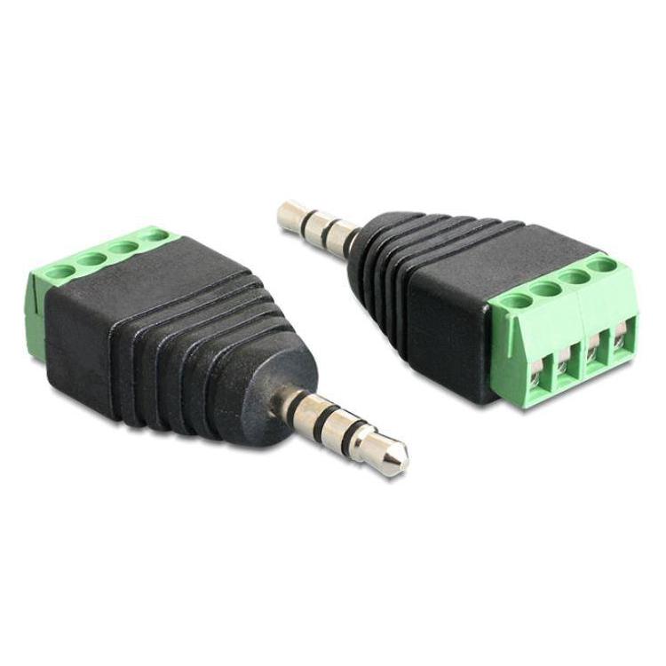 Adapter TERMINAL BLOCK 4PIN-Minijack 3.5 mm