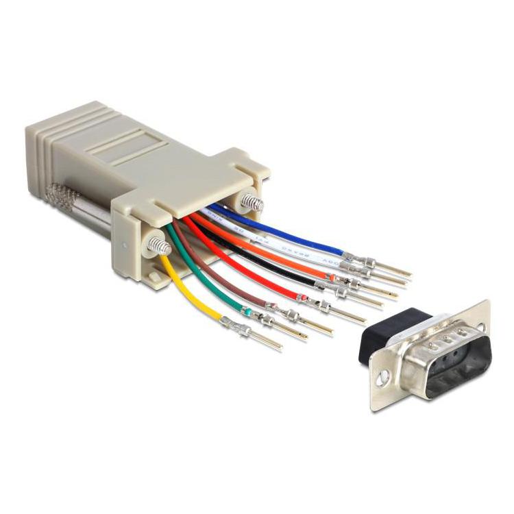 Adapter SERIAL 9PI N DB9 COM(M-RJ)