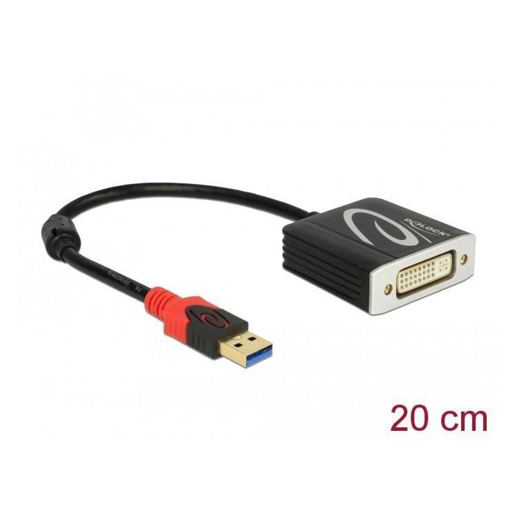 Adapter USB-A M 3.0 - DVI-I(24+5)