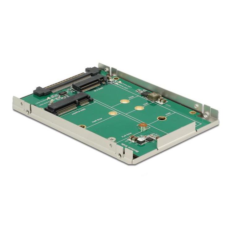 Adapter SATA Express U.2 1 x M.2 / 1 x mSATA