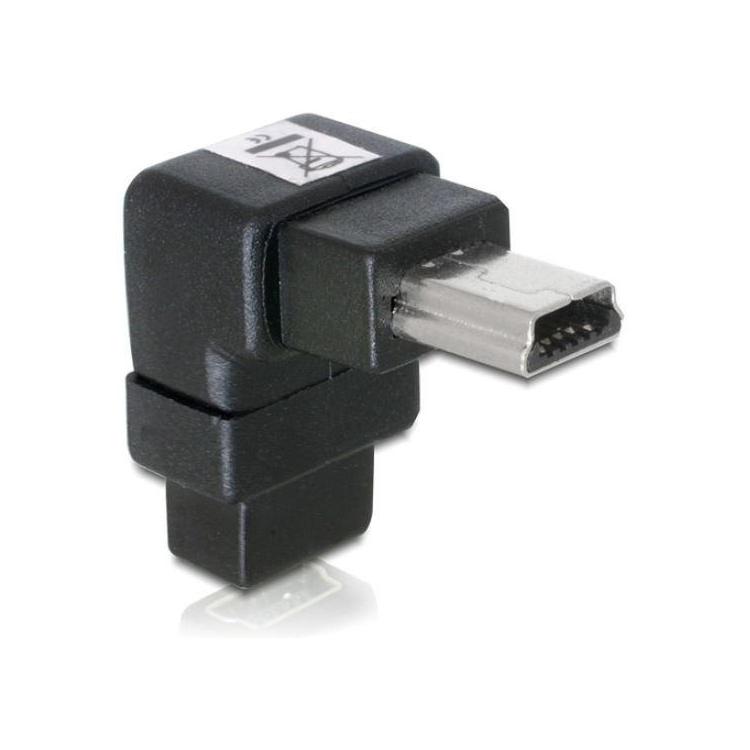 Adapter USB MINI(M) -USB MINI(F) Kątowy