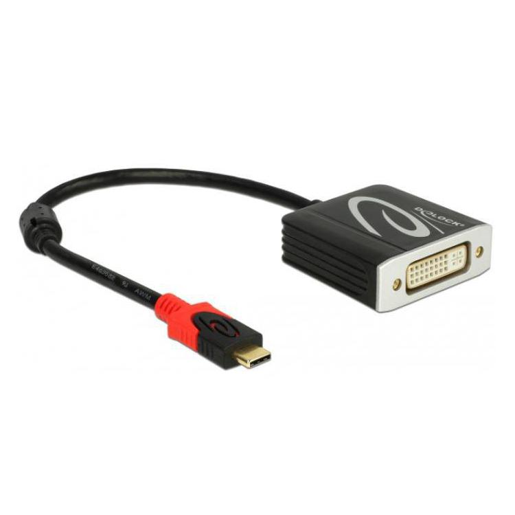 Adapter USB C(M)- DVI-D(F(24+5) SINGLE LINK