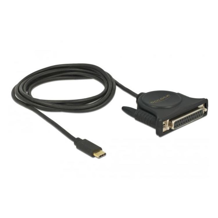 Adapter USB C(M)- LPT 25PIN DB25(F)