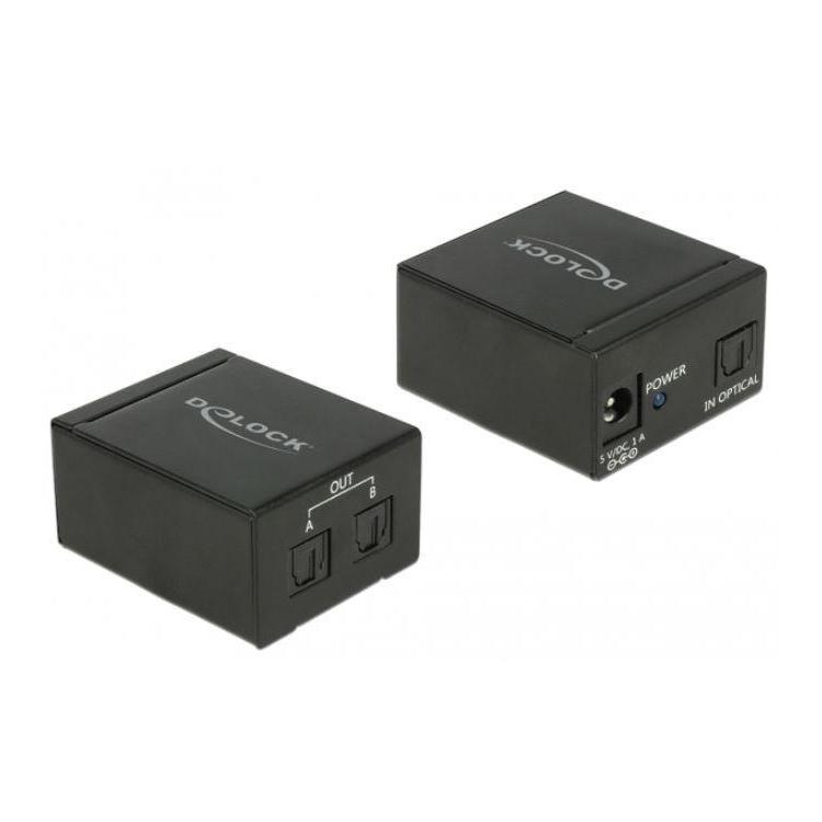 Adapter rozdzielacz TOSLINK- 2x TOSLINK