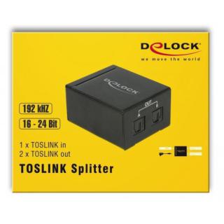 Adapter rozdzielacz TOSLINK- 2x TOSLINK