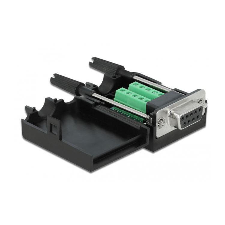 Adapter TERMINAL BLOCK 10PIN- SERIAL 9PIN DB9 (COM)(F)