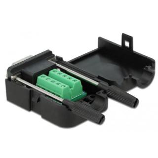 Adapter TERMINAL BLOCK 10PIN- SERIAL 9PIN DB9 (COM)(F)