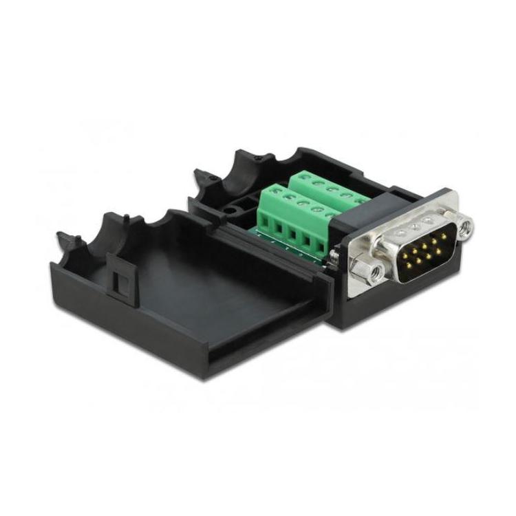 Adapter TERMINAL BLOCK 10PIN- SERIAL 9PIN DB9 (COM)(M)